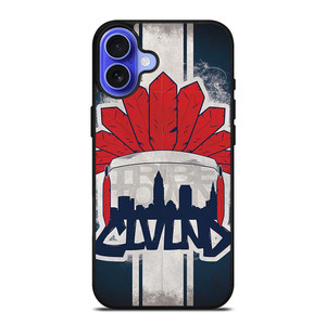 CLEVELAND INDIANS LOGO BASEBALL TEAM TRIBE TOWN iPhone 16 Plus Case Cover