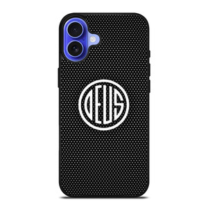 DEUS MOTORCYCLES CARBON iPhone 16 Plus Case Cover