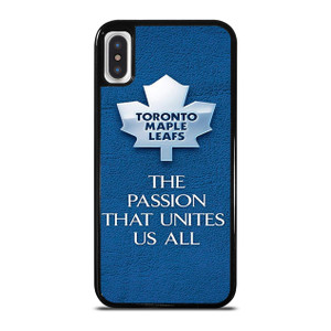 TORONTO MAPLE LEAFS NHL QUOTES iPhone X / XS Case Cover TORONTO MAPLE LEAFS NHL QUOTES iPhone X / XS Case Cover