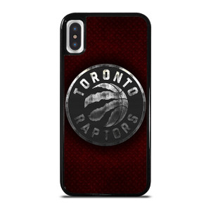 TORONTO RAPTORS RED METAL iPhone X / XS Case Cover TORONTO RAPTORS RED METAL iPhone X / XS Case Cover
