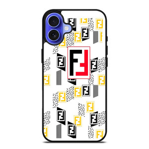 FENDI ROMA LOGO WHITE iPhone 16 Plus Case Cover