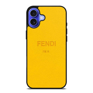 FENDI ROMA YELLOW iPhone 16 Plus Case Cover