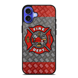 FIREFIGHTER FIREMAN PLATE iPhone 16 Plus Case Cover