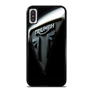 TRIUMPH MOTORCYCLE EMBLEM iPhone X / XS Case Cover