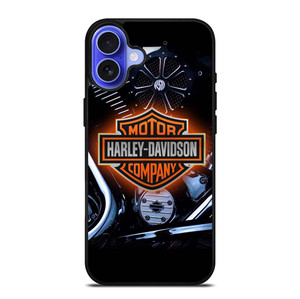 HARLEY DAVIDSON ENGINE MOTORCYCLES COMPANY LOGO iPhone 16 Plus Case Cover