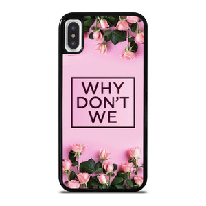WHY DONT WE PINK FLOWER iPhone X / XS Case Cover WHY DONT WE PINK FLOWER iPhone X / XS Case Cover