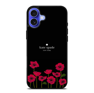KATE SPADE NEW YORK LOGO ROSES iPhone 16 Plus Case Cover