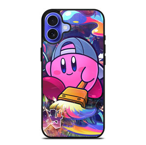 KIRBY CUTE CARTOON iPhone 16 Plus Case Cover