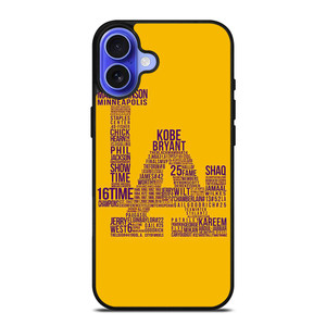 LOS ANGELES LAKERS LA iPhone 16 Plus Case Cover