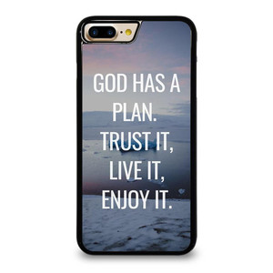 GOD HAS A PLAN QUOTE iPhone 7 / 8 Plus Case Cover GOD HAS A PLAN QUOTE iPhone 7 / 8 Plus Case Cover