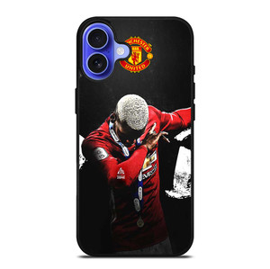 MANCHESTER UNITED PAUL POGBA DAB iPhone 16 Plus Case Cover