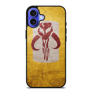 MANDALORIAN YELLOW LOGO iPhone 16 Plus Case Cover