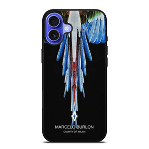 MARCELO BURLON BIRD iPhone 16 Plus Case Cover