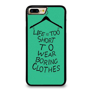 LIFE IS TOO SHORT QUOTE iPhone 7 / 8 Plus Case Cover LIFE IS TOO SHORT QUOTE iPhone 7 / 8 Plus Case Cover