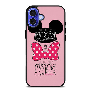MICKEY MINNIE MOUSE DISNEY QUOTE iPhone 16 Plus Case Cover