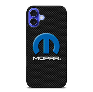 MOPAR CARBON LOGO iPhone 16 Plus Case Cover