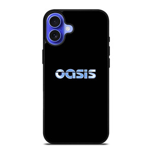OASIS BAND ROCK LOGO CHROME iPhone 16 Plus Case Cover