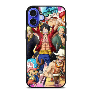ONE PIECE CHARACTER STRAW HATS iPhone 16 Plus Case Cover