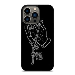 PANIC AT THE DISCO BLACK LOGO iPhone 13 Pro Case Cover PANIC AT THE DISCO BLACK LOGO iPhone 13 Pro Case Cover