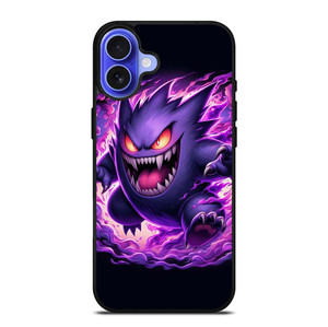 POKEMON POCKET MONSTER GENGAR SINISTER iPhone 16 Plus Case Cover