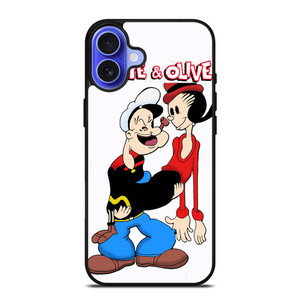 POPEYE AND OLIVE In Love iPhone 16 Plus Case Cover