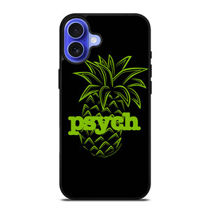 PSYCH PINEAPPLE iPhone 16 Plus Case Cover