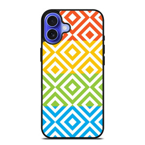 SQUARE PATTERN iPhone 16 Plus Case Cover
