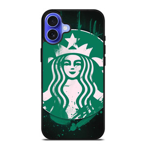 STARBUCKS COFFEE LOGO ART iPhone 16 Plus Case Cover