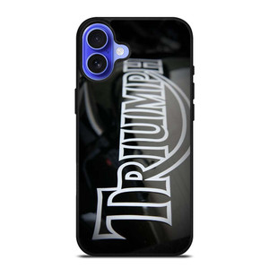 TRIUMPH MOTORCYCLE EMBLEM iPhone 16 Plus Case Cover