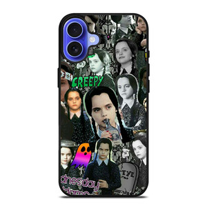 WEDNESDAY ADDAMS COLLAGE iPhone 16 Plus Case Cover