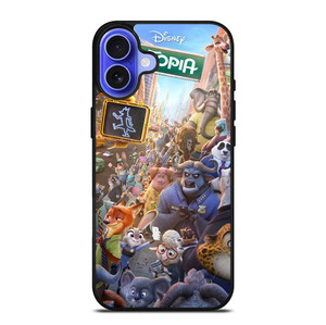 ZOOTOPIA CHARACTERS Disney iPhone 16 Plus Case Cover