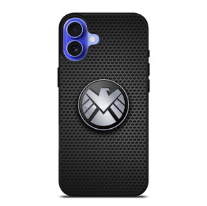 AGENTS OF SHIELD MARVEL LOGO METAL iPhone 16 Case Cover