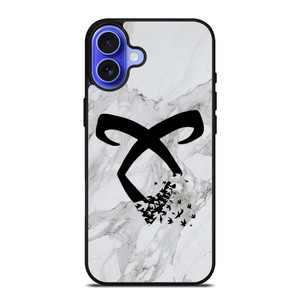 ANGELIC RUNE MARBLE iPhone 16 Case Cover