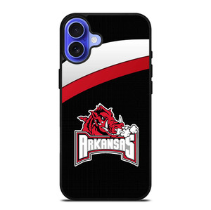 ARKANSAS RAZORBACKS LOGO iPhone 16 Case Cover