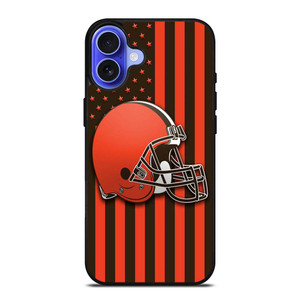 CLEVELAND BROWNS FLAG iPhone 16 Case Cover
