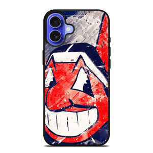 CLEVELAND INDIANS ART iPhone 16 Case Cover