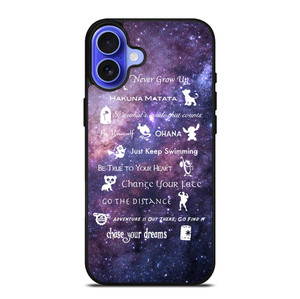 DISNEY LESSONS LEARNED MASH UP NEBULA iPhone 16 Case Cover