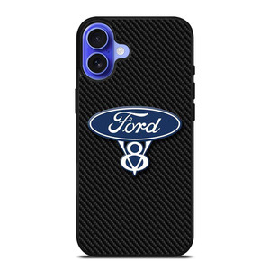 FORD LOGO CARBON iPhone 16 Case Cover
