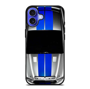 FORD SHELBY MUSTANG SILVER iPhone 16 Case Cover