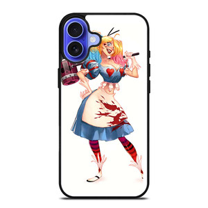 HARLEY QUINN ALICE IN WONDERLAND iPhone 16 Case Cover