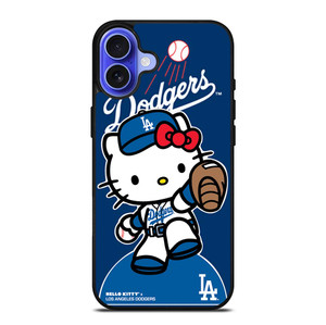 HELLO KITTY LA DODGERS iPhone 16 Case Cover