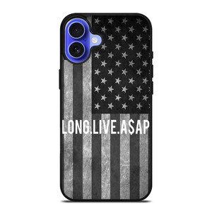 LONG LIVE ASAP ROCKY AMERICAN FLAG iPhone 16 Case Cover