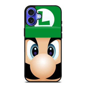 LUIGI SUPER MARIO FACE iPhone 16 Case Cover