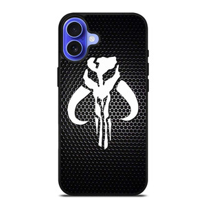 MANDALORIAN METAL CARBON LOGO iPhone 16 Case Cover