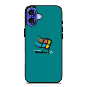 MICROSOFT WINDOWS 95 RETRO LOGO iPhone 16 Case Cover
