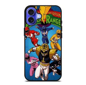 MIGHTY MORPHIN POWER RANGERS CARTOON iPhone 16 Case Cover