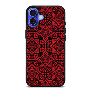 OBEY RED LOGO PATTERN iPhone 16 Case Cover