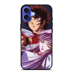 SAINT SEIYA PEGASUSAND PRINCESS ATHENA iPhone 16 Case Cover