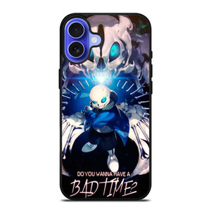 SANS UNDERTALE BAD TIME iPhone 16 Case Cover