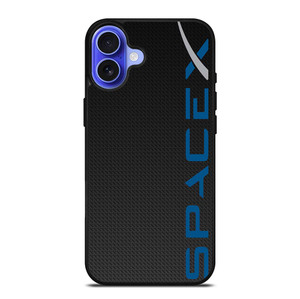 SPACE X LOGO CARBON iPhone 16 Case Cover